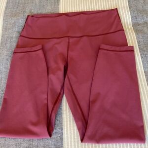 LULULEMON Wunder Under high-rose tights 25”.